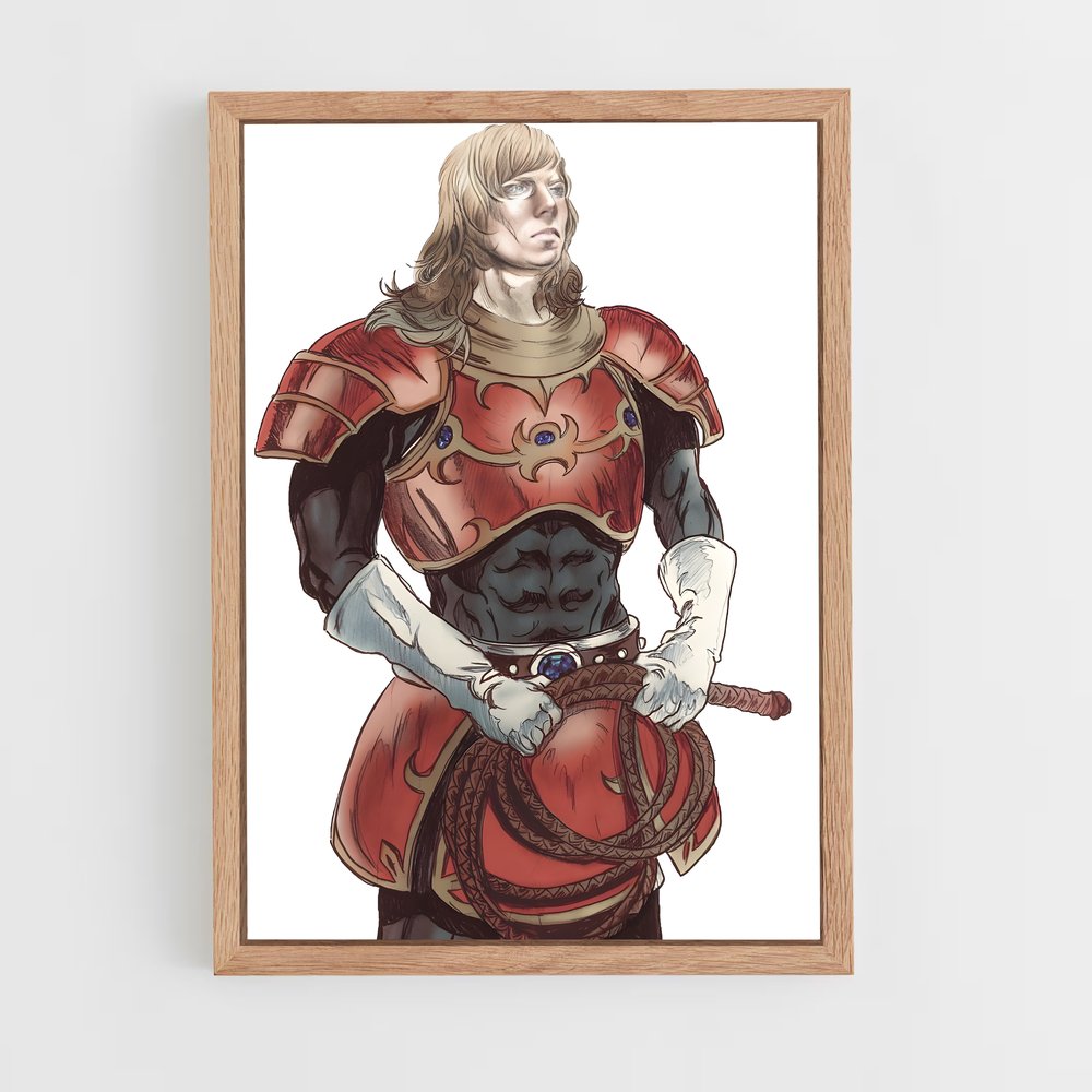 Poster Simon belmont – affiche Castlevania (vue 4)